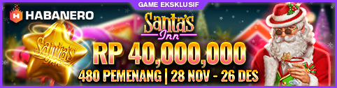 Eksklusif Santa’s Inn – Turnover Turnamen