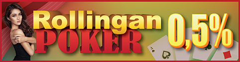 POKER IDN - BONUS ROLLINGAN POKER up to 0.5%
